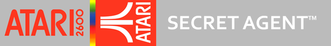 Secret Agent logo for Atari 2600